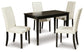 Ashley Express - Kimonte Dining Table and 4 Chairs