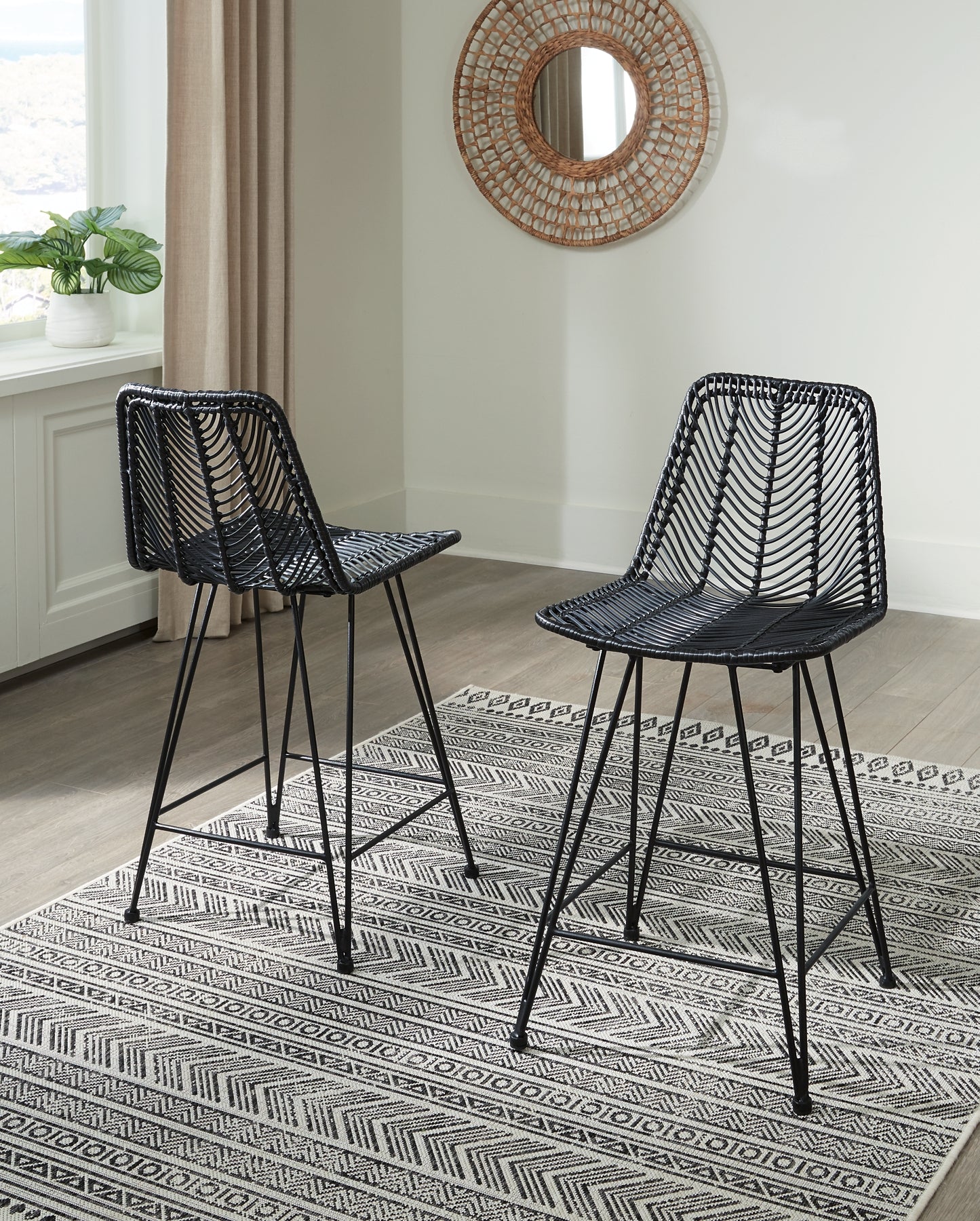 Ashley Express - Angentree Upholstered Barstool (2/CN)