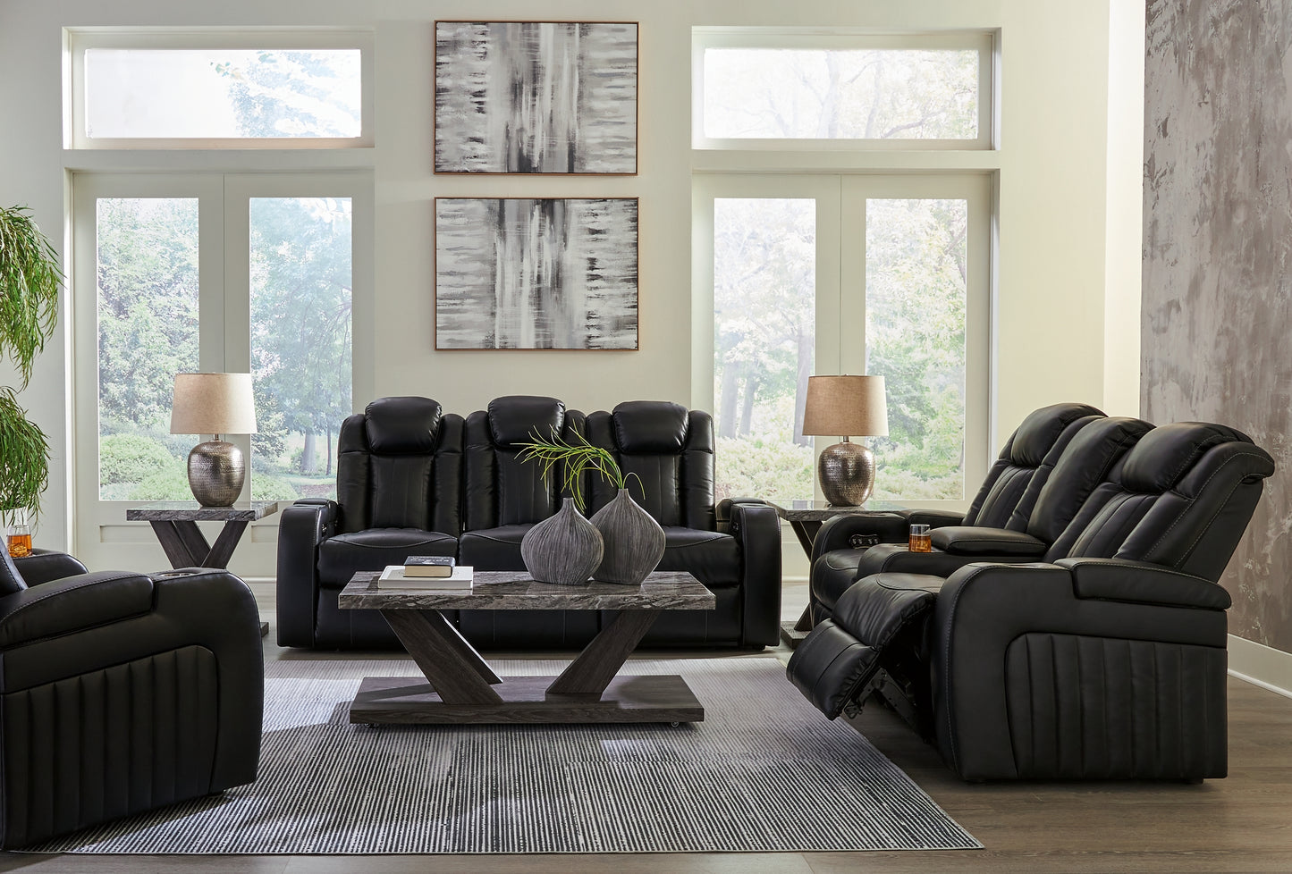 Caveman Den Sofa, Loveseat and Recliner