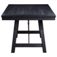 Newport Rectangular 72-inch Wood Trestle Dining Table Black