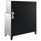 Yvaine 2-door Mirrored Acrylic Home Bar Wine Cabinet Silver