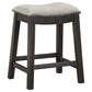 Elliston Backless Counter Stool Dark Grey (Set of 2)