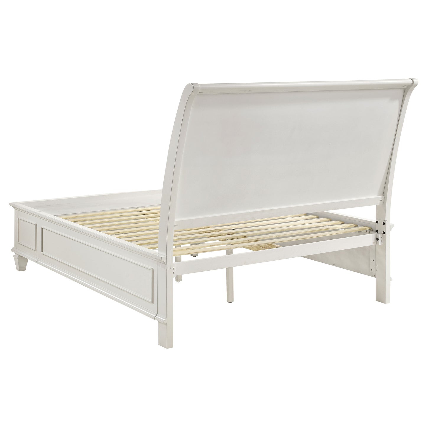 Sandy Beach 4-piece Queen Bedroom Set Cream White