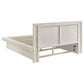 Jessica 4-piece Eastern King LED Bedroom Set Cream White