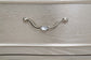 Evangeline 3-drawer Nightstand Silver Oak