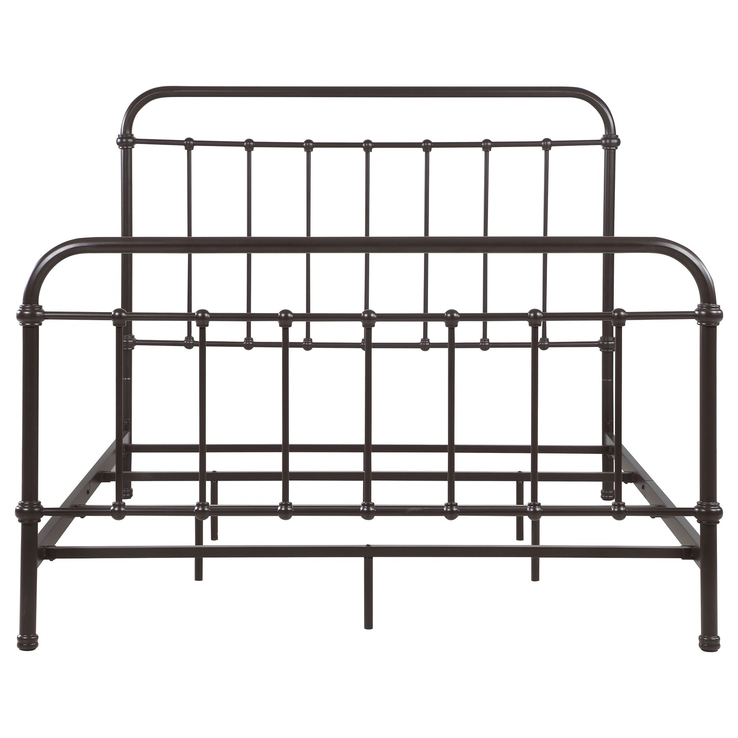 Livingston Metal Eastern King Open Frame Bed Dark Bronze