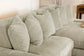 Blaine Upholstered Reversible Chaise Sectional Sofa Sand