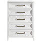 Marielle 5-drawer Bedroom Chest Distressed White