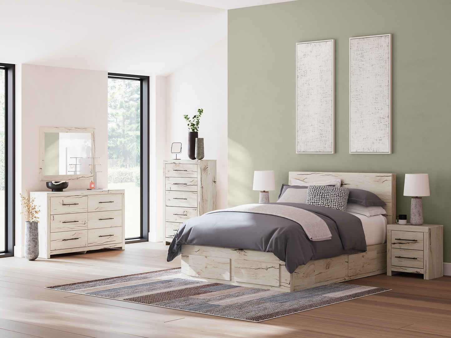 Lawroy  Panel Storage Bed