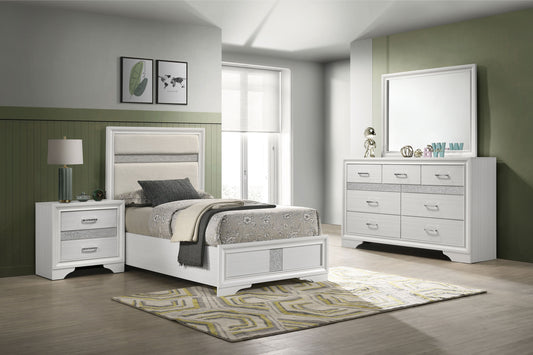 Miranda 4-piece Twin Bedroom Set White
