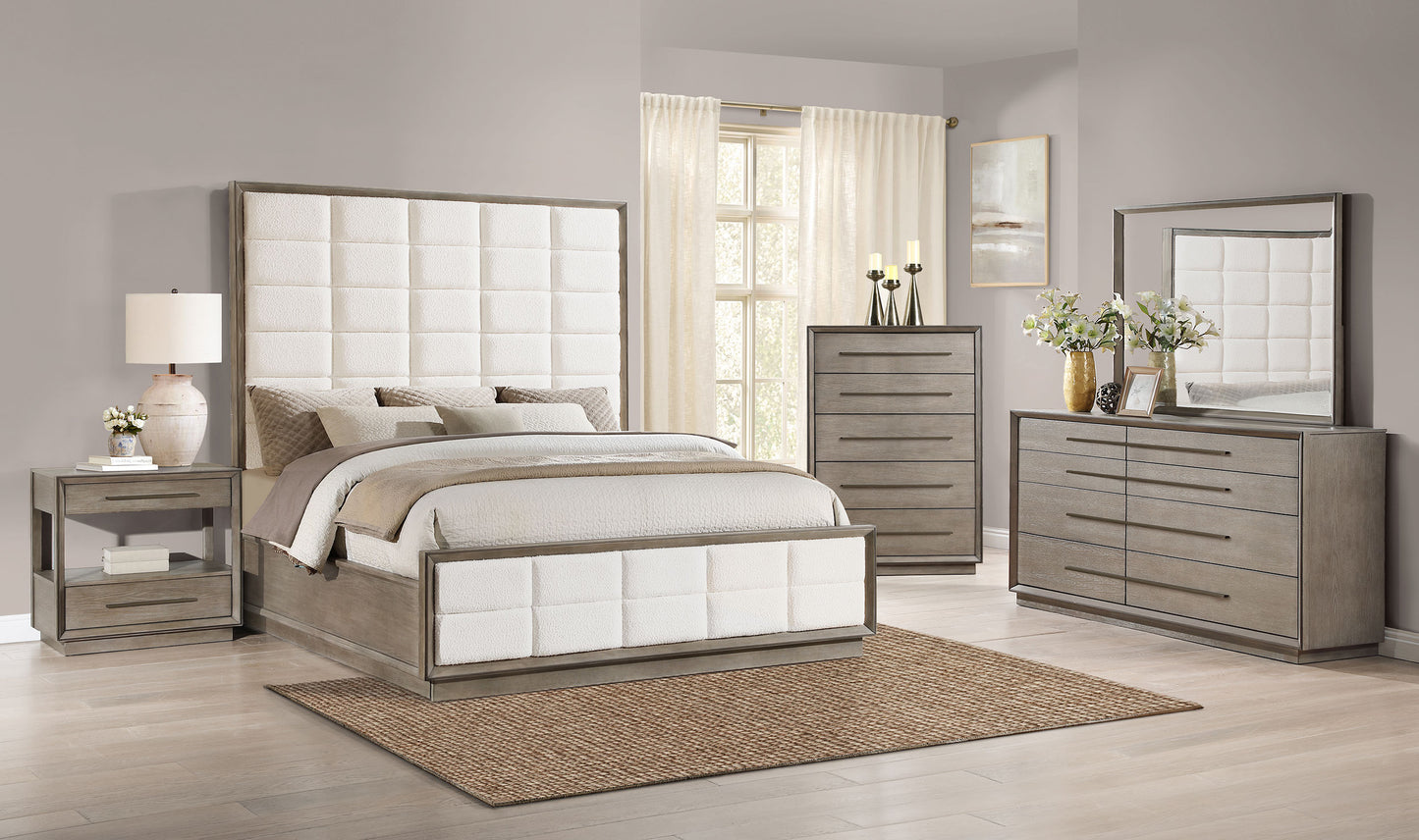 Durango 5-piece Eastern King Bedroom Set Taupe Oak