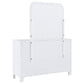 Anastasia 6-drawer Dresser with Mirror Pearl White