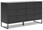 Ashley Express - Socalle Full Panel Headboard with Dresser and Chest