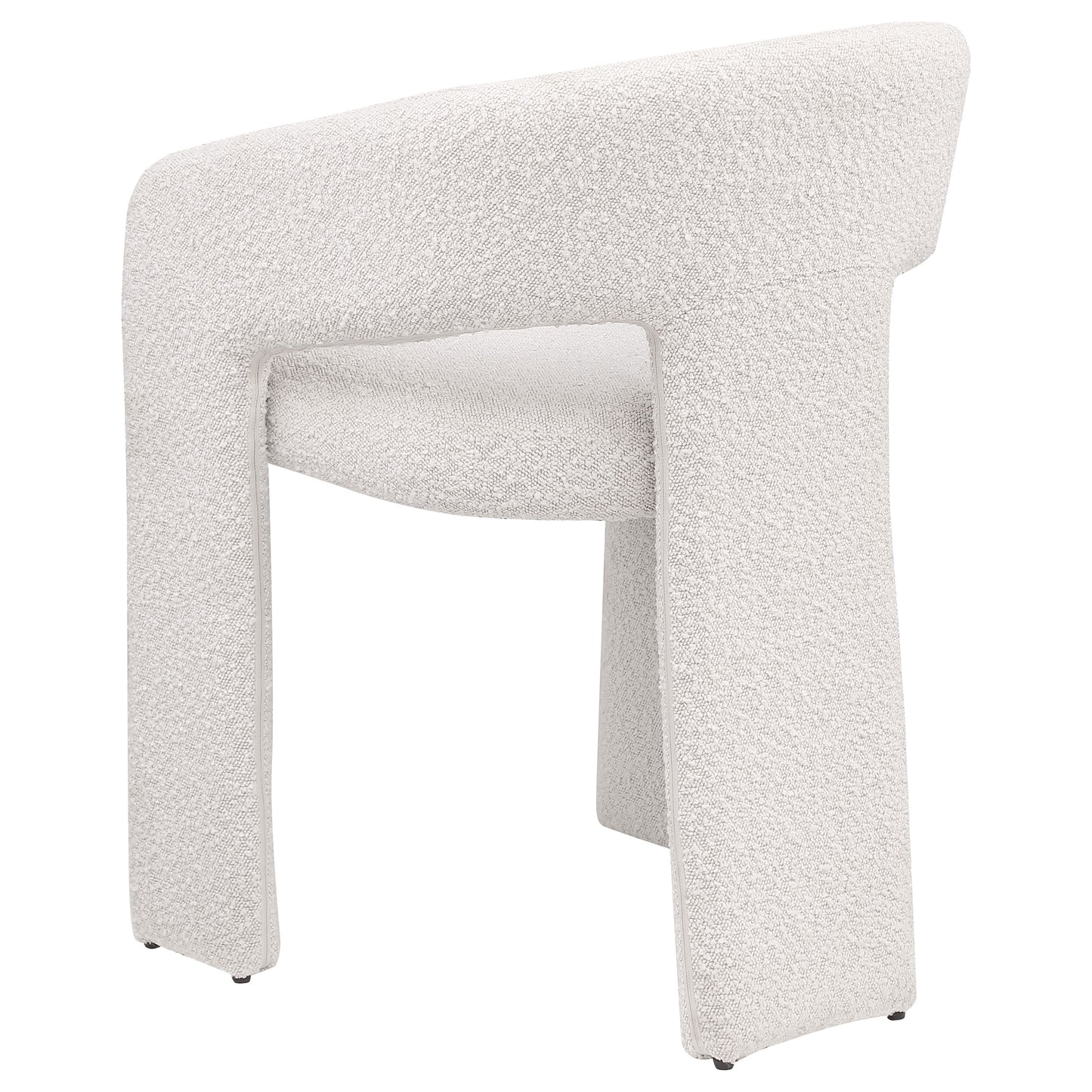 Eudora Boucle Upholstered Dining Side Chair Cream