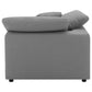 Raleigh Boucle Upholstered Corner Chair Grey