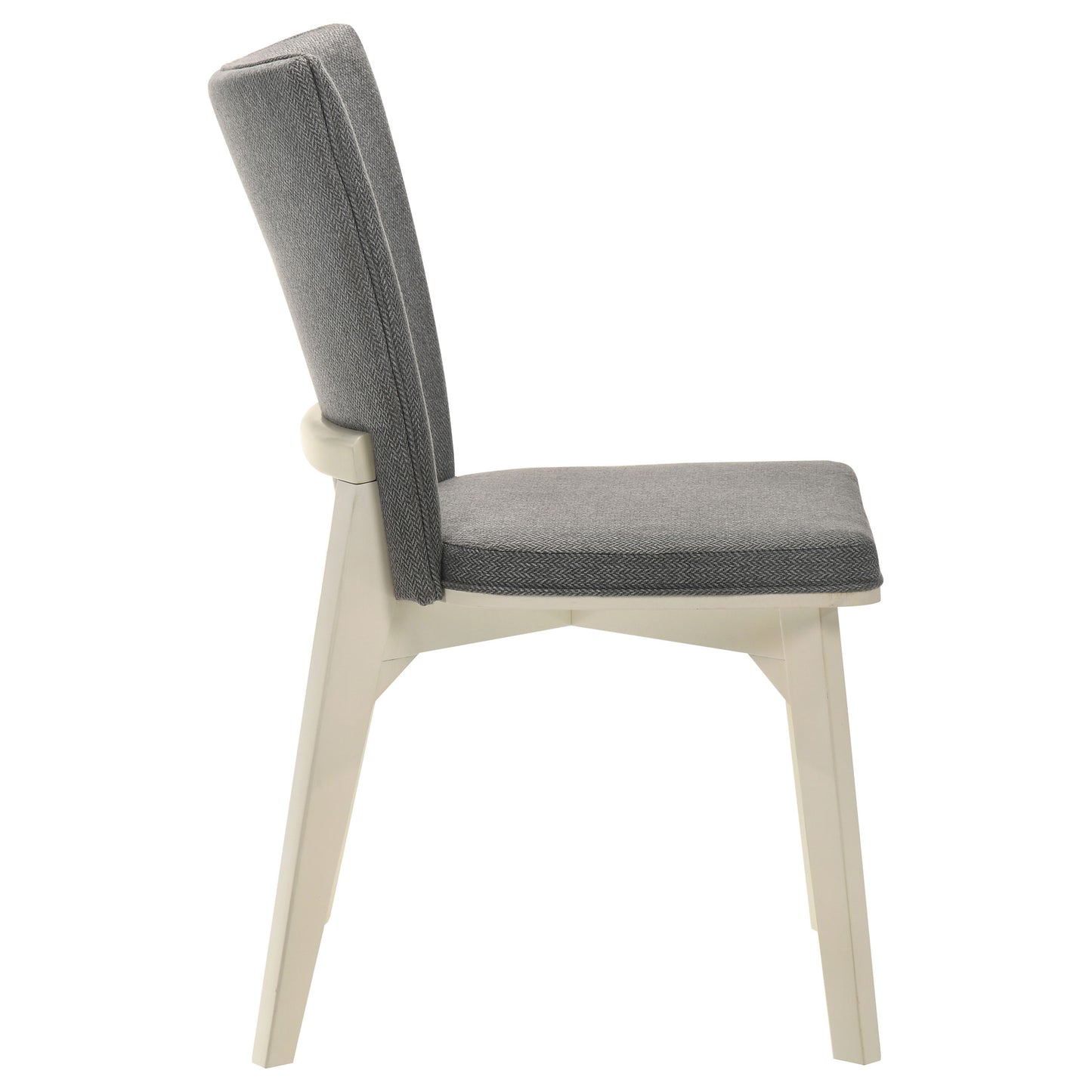 Biloxi Upholstered Dining Side Chair Grey (Set of 2)