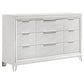 Marmore 5-piece California King Bedroom Set White