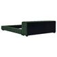 Trinity Upholstered Cal King Platform Bed Green