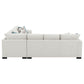 Ashford Chenille Upholstered Sleeper Sectional Sofa Greige