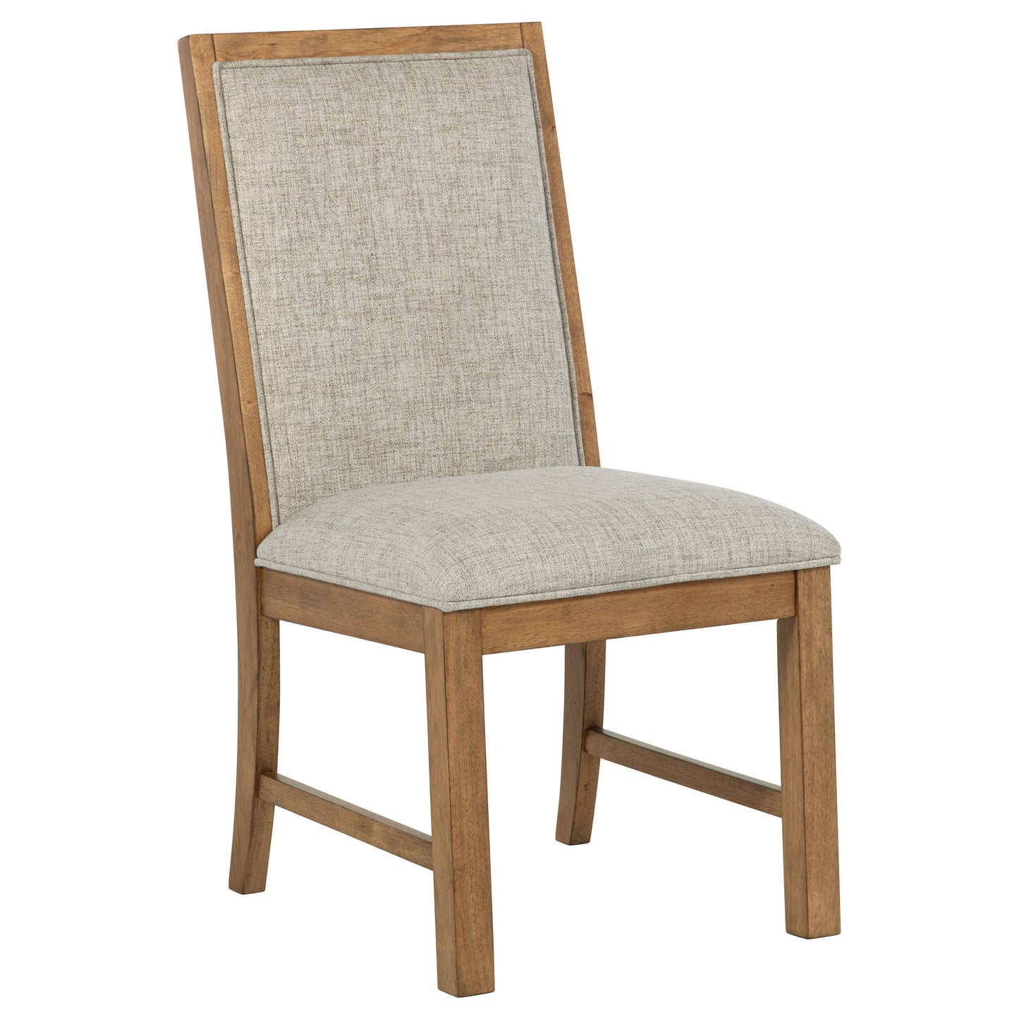 Bruner Upholstered Dining Side Chair Natural Brown (Set of 2)