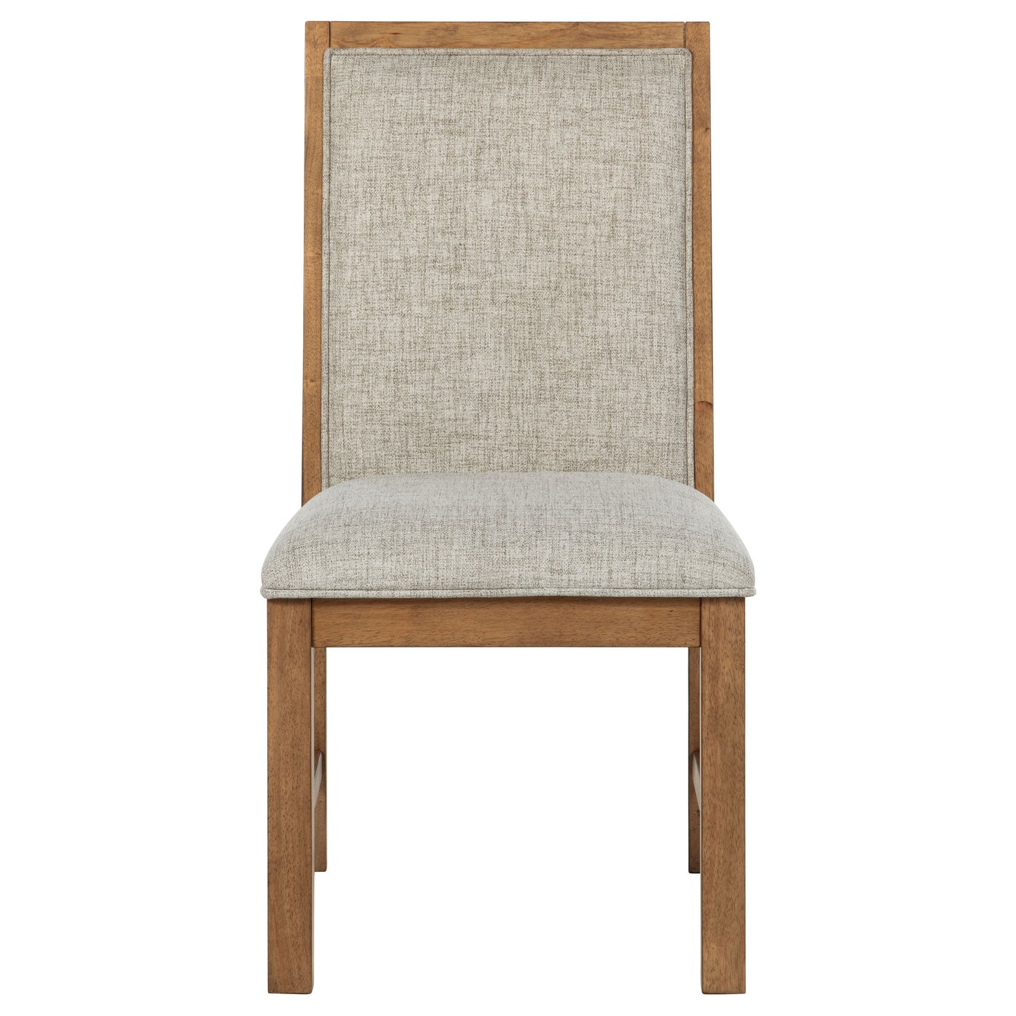 Bruner Upholstered Dining Side Chair Natural Brown (Set of 2)