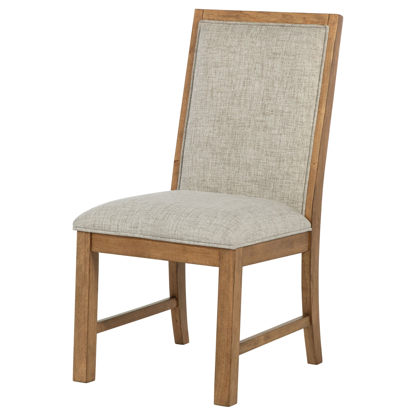 Bruner Upholstered Dining Side Chair Natural Brown (Set of 2)