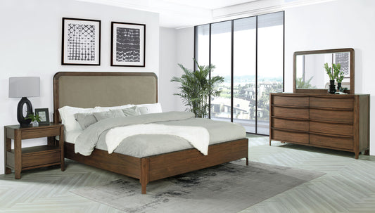 Maderia 4-piece Queen Bedroom Set Walnut