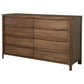 Maderia 8-drawer Dresser Cabinet Walnut