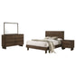 Glenwood 4-piece Queen Bedroom Set Warm Brown