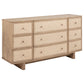 Kailani 4-piece California King Bedroom Set Beige Oak