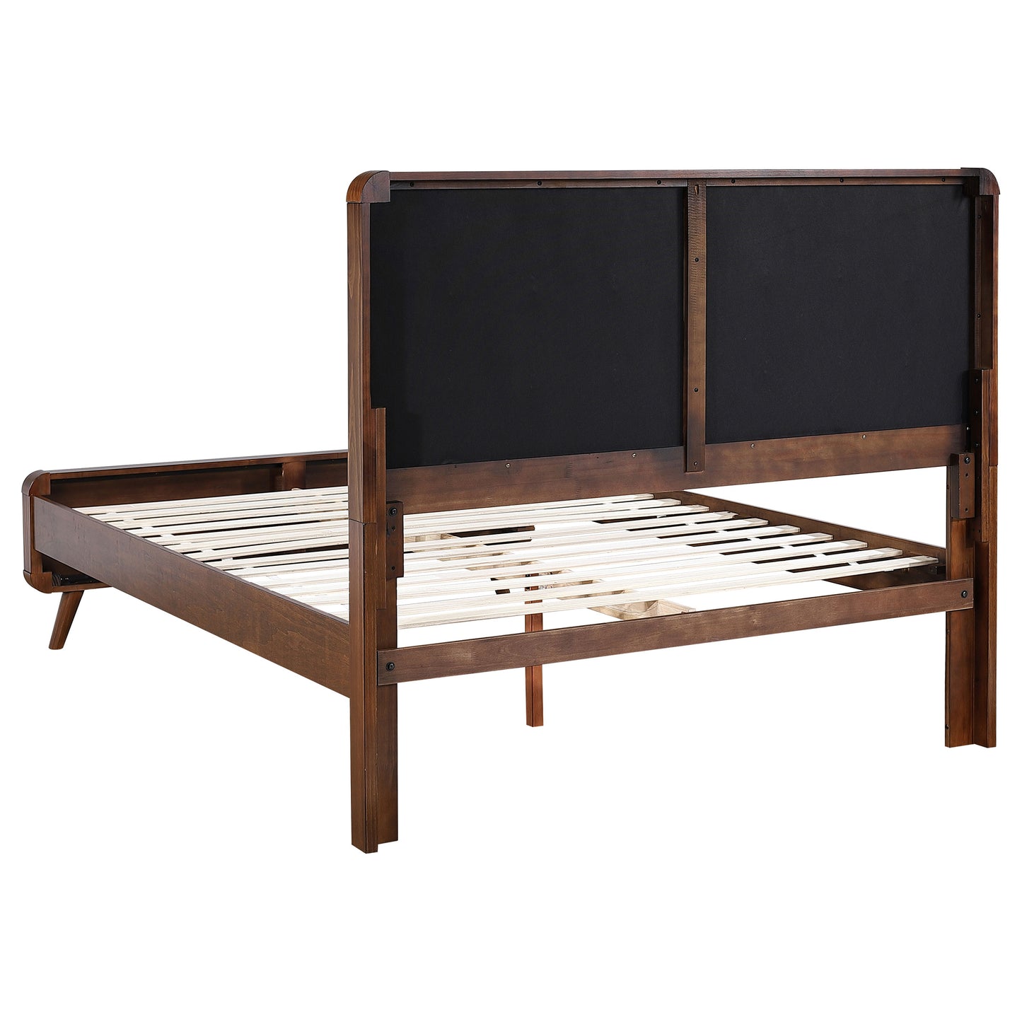 Robyn Wood Queen Panel Bed Dark Walnut