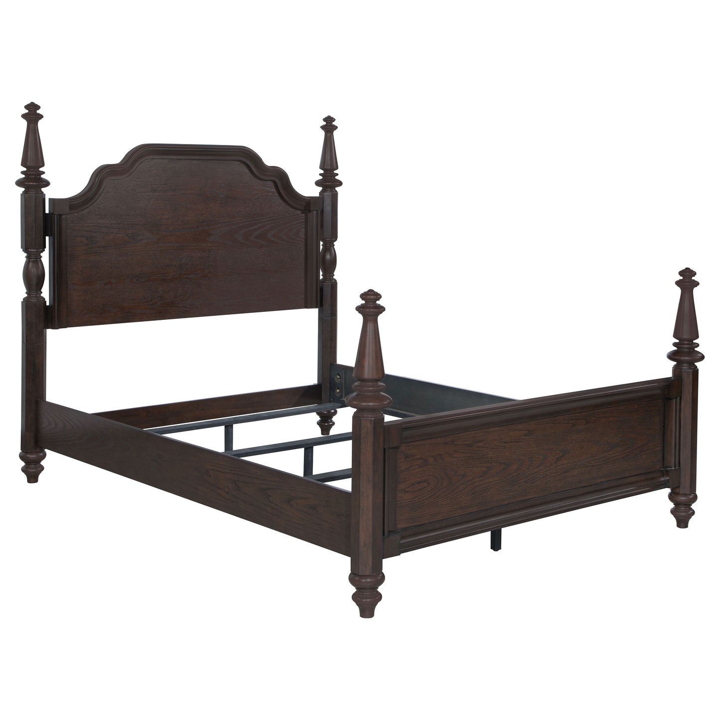 Andover 4-piece California King Bedroom Set Dark Oak