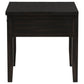 Concord 1-drawer Square End Table Distressed Java