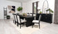 Brookmead 9-piece Extension Leaf Dining Table Set Black