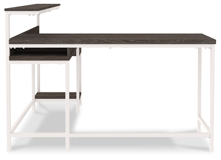 Ashley Express - Dorrinson L-Desk with Storage