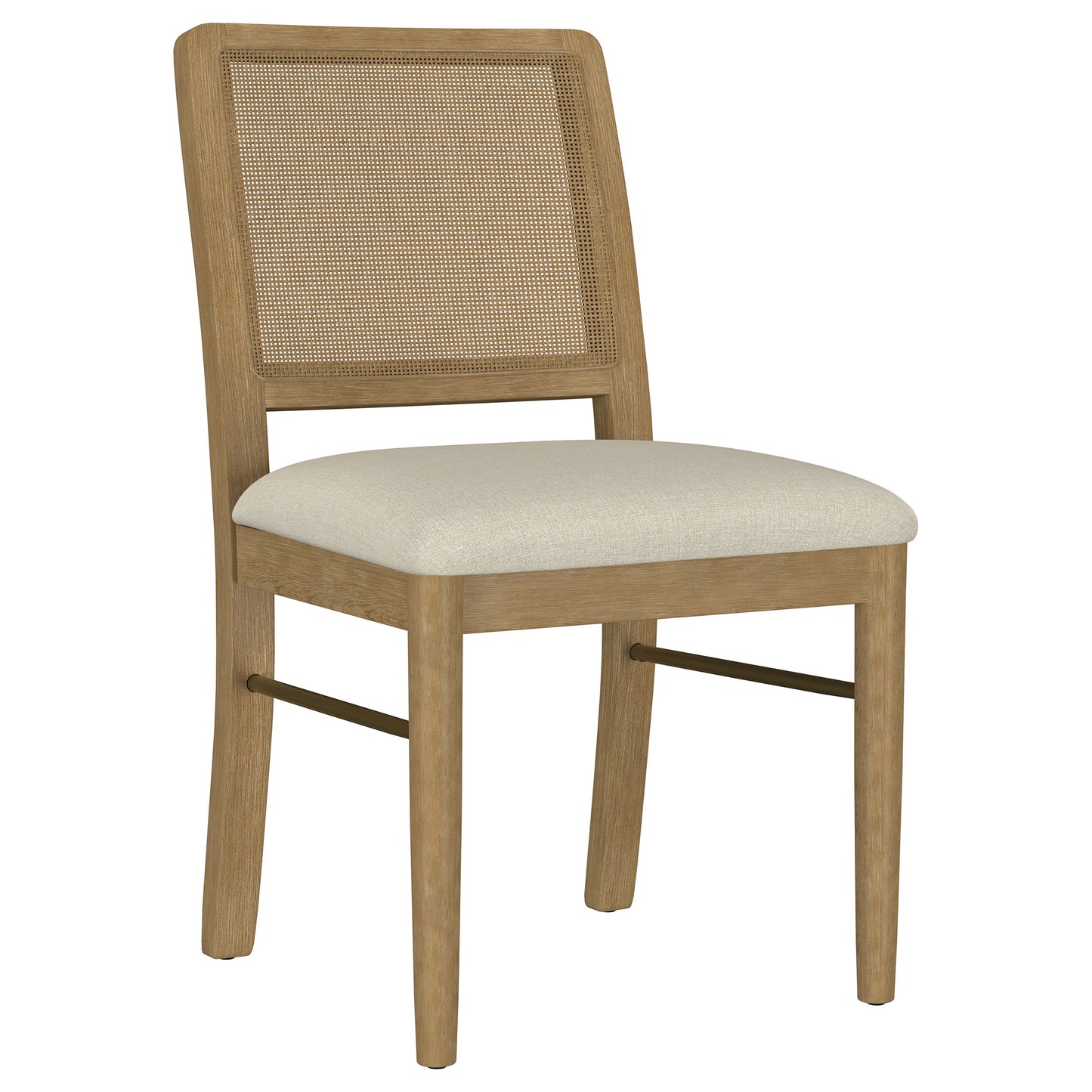 Arini Rattan Cane Dining Side Chair Sand Wash (Set of 2)