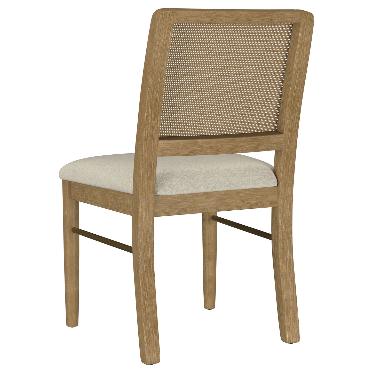 Arini Rattan Cane Dining Side Chair Sand Wash (Set of 2)