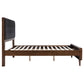 Robyn Wood Full Platform Bed Dark Walnut