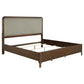 Maderia 4-piece California King Bedroom Set Walnut