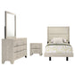 Trenton 4-piece Twin Bedroom Set Rustic Cream