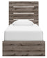 Graystorm Twin Panel Bed with Storage