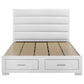 Felicity Eastern King Storage Bed White High Gloss