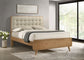 Robyn Wood Queen Platform Bed Light Ash