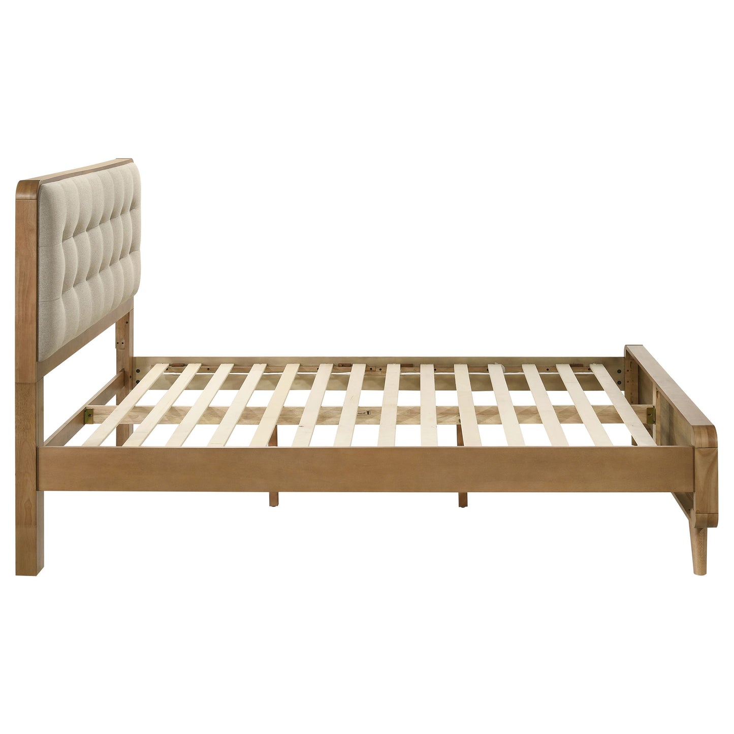 Robyn Wood Queen Platform Bed Light Ash