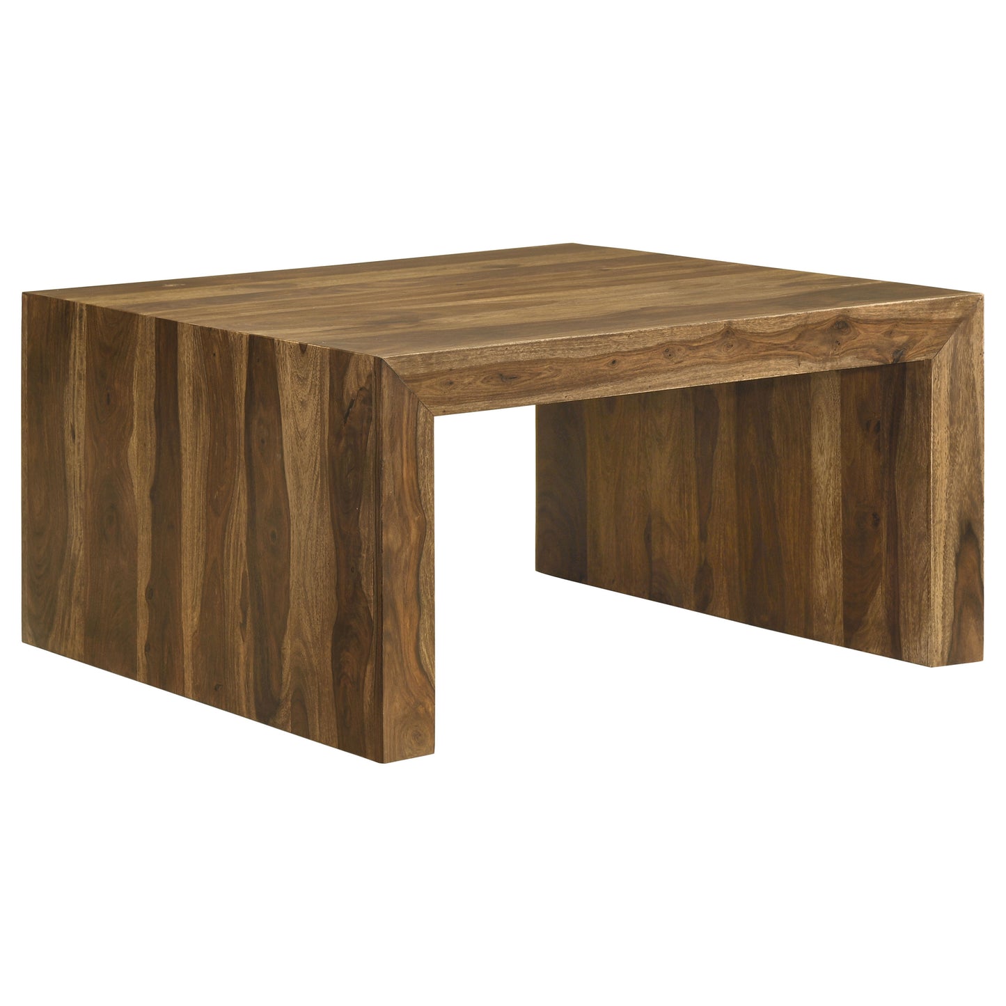 Odilia 2-piece Solid Wood Coffee and End Table Set Auburn