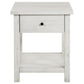 Payne 2-piece Coffee and 1-drawer End Table Set White