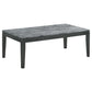 Mozzi 3-piece Coffee and End Table Set Grey Faux Marble