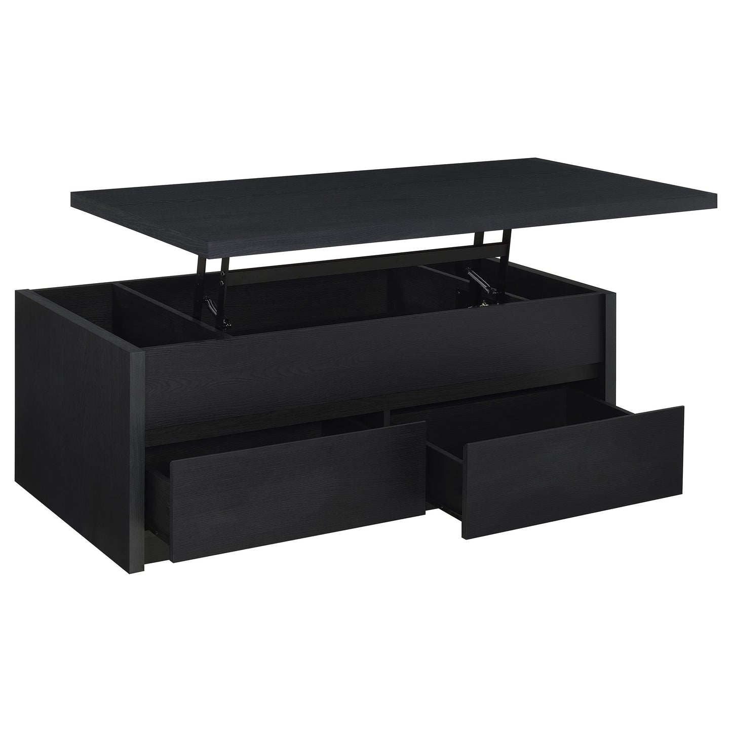 Knapp 3-piece Lift Top Coffee Table Set Black