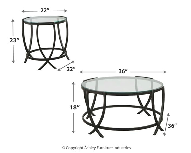 Ashley Express - Tarrin Occasional Table Set (3/CN)