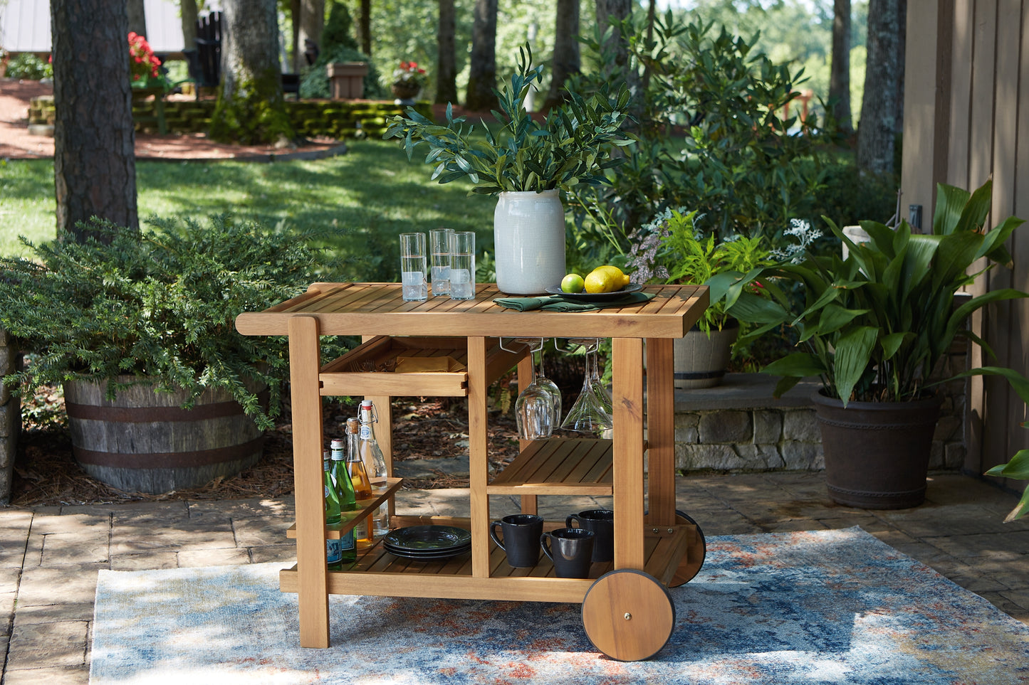 Ashley Express - Kailani Serving Cart